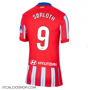 Atletico Madrid Alexander Sorloth #9 Prima Maglia Femmina 2024-25 Manica Corta